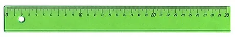 ruler: a (usually rigid), flat, rectangular measuring or drawing device with graduations in units of...