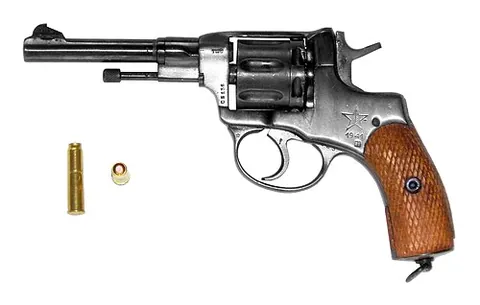 russian roulette: a deadly game in which a person loads a single bullet in the cylinder of a revolver, spins the...