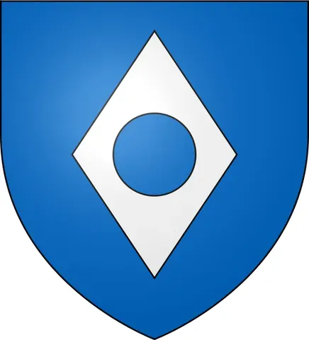 rustre: a lozenge with a smaller round hole in the centre, showing the field (rarely used)