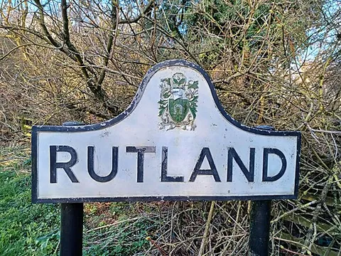 rutland: a small landlocked county in the East Midlands of England