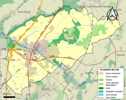 sainte-maure-de-touraine: a commune in Indre-et-Loire department, Centre-Val de Loire, France