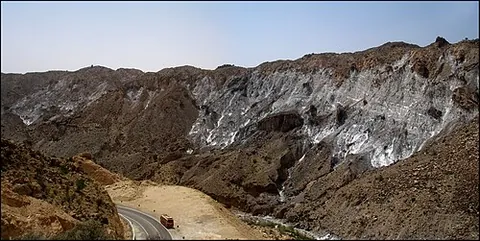 salt dome: an upwelling of crystalline rock salt and its aureole of deformed sediments