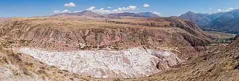 salt pan: synonym of salt flat: a natural dry lake or playa whose bed contains abundant salt
