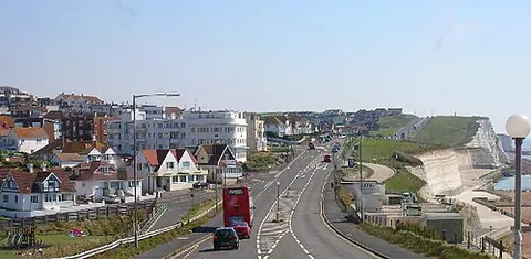 saltdean: a suburban area in the city of Brighton and Hove and Telscombe parish, Lewes district, East Sussex,...