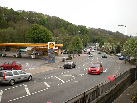 salterhebble: a suburb of Halifax, Metropolitan Borough of Calderdale, West Yorkshire, England (OS grid ref...