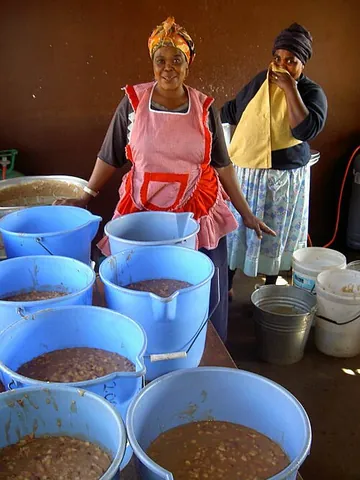 samp: an article of food consisting of coarse ground maize, or a porridge made from it