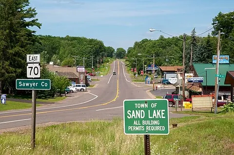 sand lake: a lake in Patterson Township, Parry Sound District, Ontario