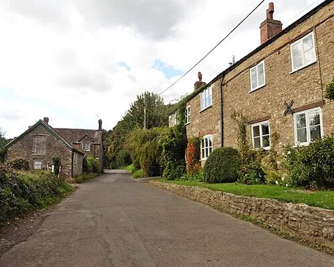 sandford orcas: a village and civil parish (served by Queen Thorne Parish Council (Group)) in north-west Dorset,...
