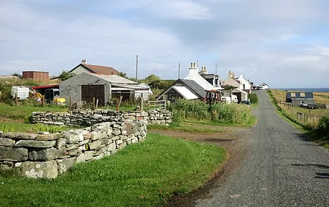 sandness: a settlement on the west coast of Mainland, Shetland Islands council area, Scotland (OS grid ref...