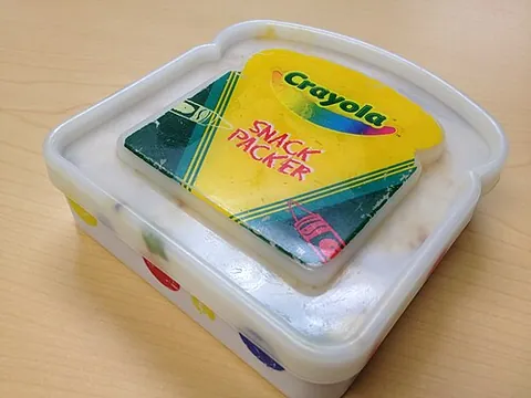 sandwich box: a container designed to store and transport sandwiches