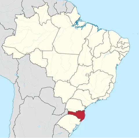 santa catarina: a state of the South Region, Brazil. Capital: Florianópolis