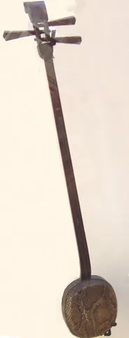 sanxian: a three-stringed fretless Chinese instrument
