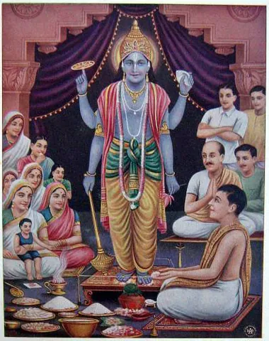 satyanarayana: epithet of Narayana