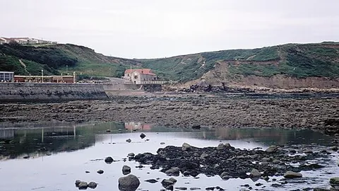 scalby mills: a northern suburb of Scarborough, North Yorkshire, England, previously in Scarborough district (OS...