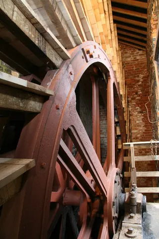 scoopwheel: a wheel, driven by wind or steam, having a series of scoops that are used to raise water
