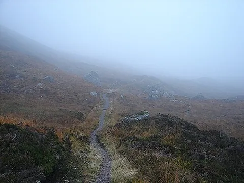 scotch mist: a cold and penetrating mist, verging on rain