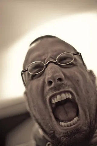 scream blue murder: to protest loudly or angrily