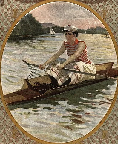 sculler: one who sculls; an athlete who participates in sculling races
