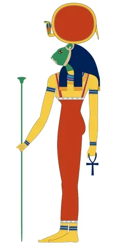 sekhmet: the goddess of death, war, violence, plague, and medicine; one of the "Eyes / Daughters of Ra", the...