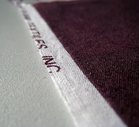 selvage: the edge of a woven fabric, where the weft (side-to-side) threads run around the warp (top to...