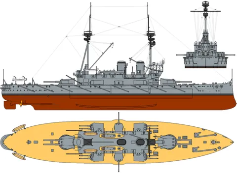 semi-dreadnought: a type of advanced pre-dreadnought battleship from the very early 20th century, carrying a main...