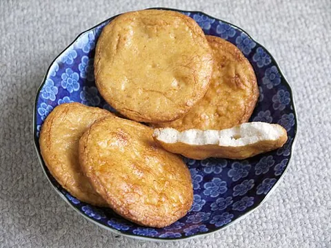 senbei: a type of Japanese rice cracker