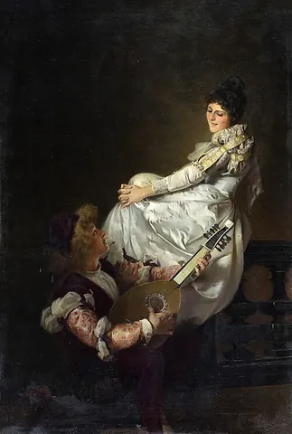 serenade: a love song that is sung directly to one's love interest, especially one performed below the window...