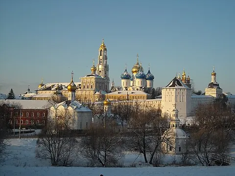 sergiyev posad: a pilgrimage town of 110,000 people in Moscow oblast