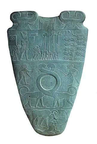 serpopard: a mythical animal resembling a serpent-necked leopard, known from Ancient Egyptian and Mesopotamian...