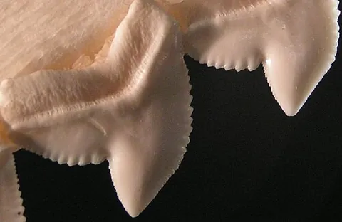 serrate: having tooth-like projections on one side, as in a saw