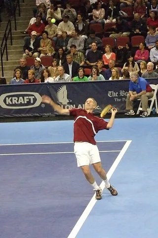 service line: the line, in tennis and similar sports, from behind which the ball is initially served and which...