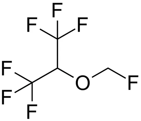 sevoflurane: a sweet-smelling, non-flammable, highly fluorinated methyl isopropyl ether used for induction and...