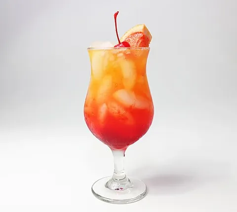 sex on the beach: a cocktail containing vodka, peach schnapps, cranberry juice and orange juice
