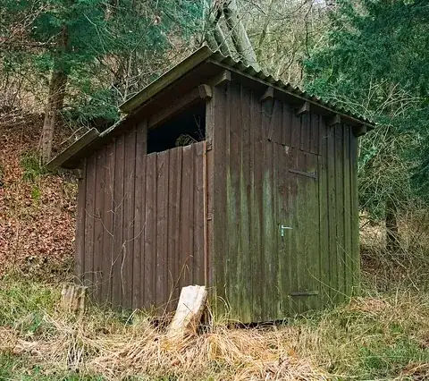 shack: a crude, roughly built hut or cabin