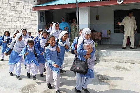shalwar kameez: an outfit worn by men and women in South Asian countries comprising loose trousers and a long shirt