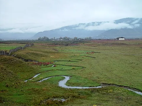 shangri-la: a place or land of complete bliss, delight, and peace, especially one seen as an escape from...