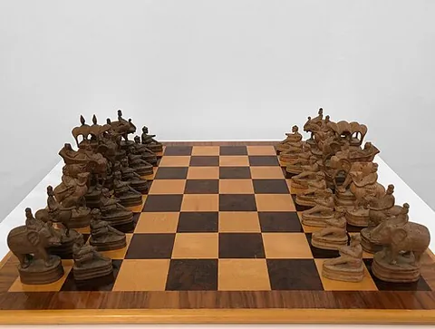 shatranj: a board game, an ancestor of modern chess