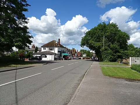 sherfield on loddon: a village and civil parish in Basingstoke and Deane district, Hampshire, England (OS grid ref...