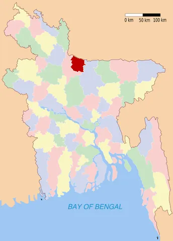 sherpur district: one of the four districts in the Mymensingh Division of Bangladesh