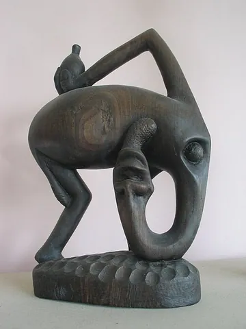 shetani: an evil spirit from East African mythology, often the subject of artwork