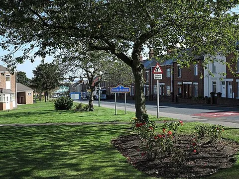shield row: a suburban village in Stanley parish, County Durham, England (OS grid ref NZ2053)