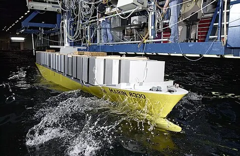 ship model basin: a basin or tank used to carry out hydrodynamic tests with ship models, for the purpose of designing...