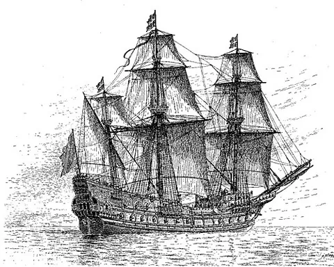 ship of the line: a large square-rigged warship large enough to have a place in the line of battle, with up to 140...