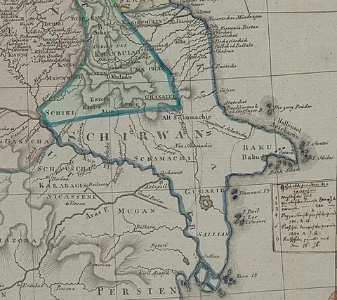 shirvan: a historical region of the eastern Caucasus, historically Persian and now in the Republic of...