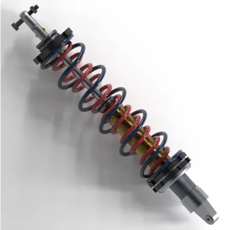 shock absorber: a mechanical device designed to smooth out or damp any sudden shock impulse and dissipate kinetic...
