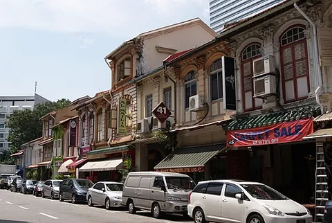 shophouse: a building that has both retail and domestic use
