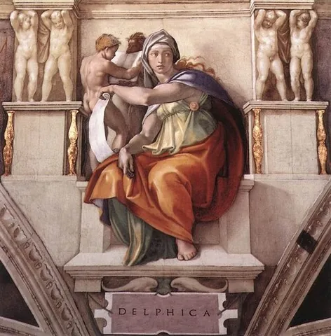 sibyl: a pagan female oracle or prophetess, especially the Cumaean sibyl