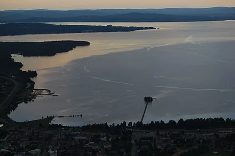 siljan: a lake south of Mora, Dalarna County, the seventh largest in Sweden