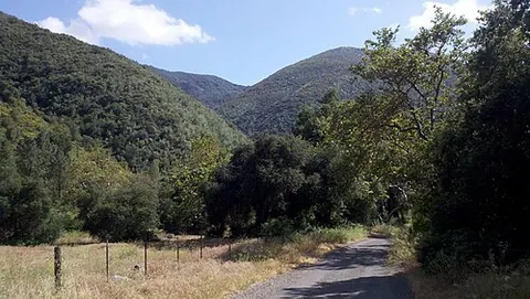 silverado canyon: a gorge in Orange County, California, United States