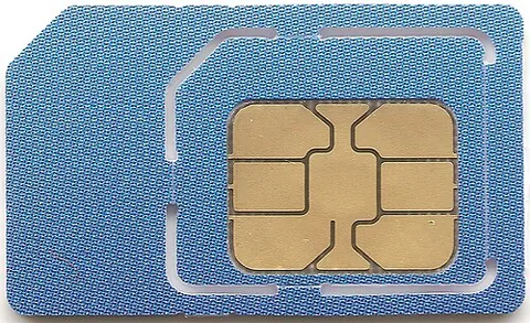 sim card: a small, removable card smaller than a credit card which stores mobile phone data such as contact...